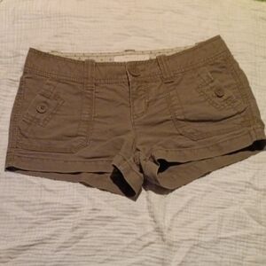 Women's Grey Casual Shorts